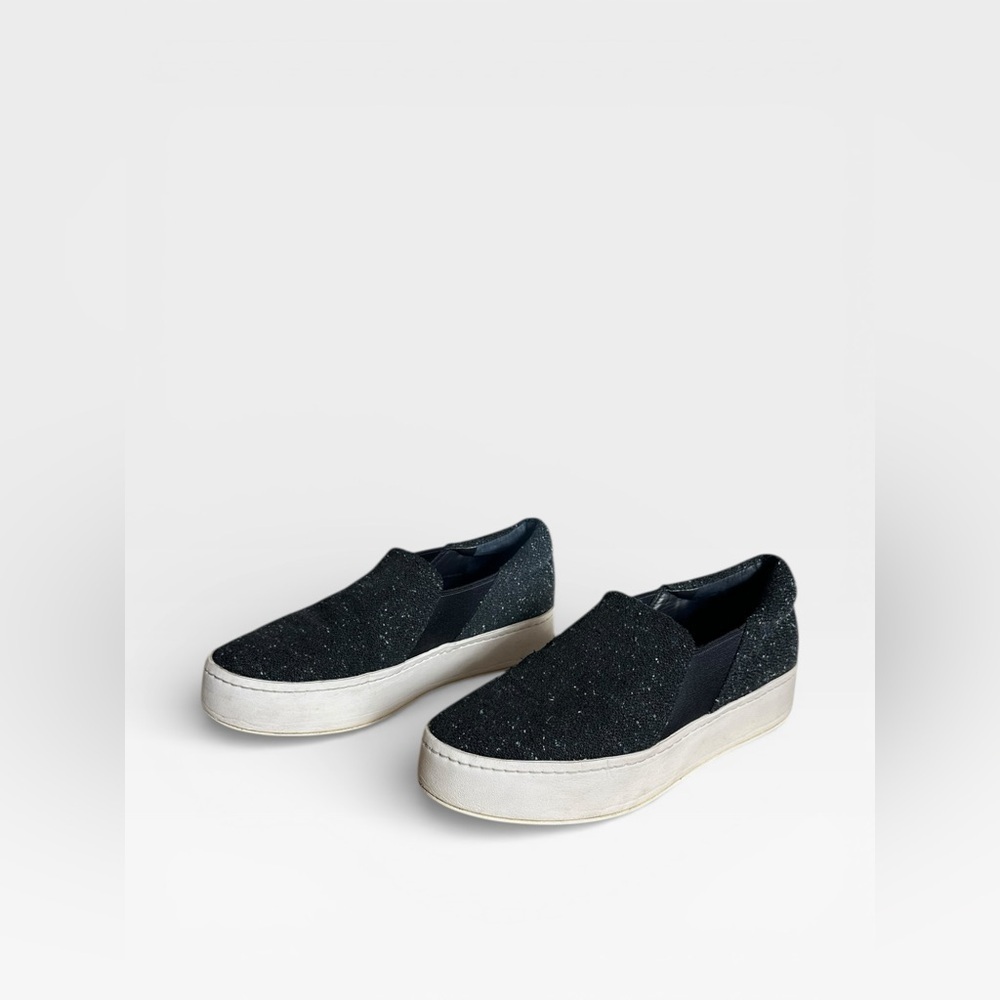 Vince Warren Platform Slip On Sneaker Navy
